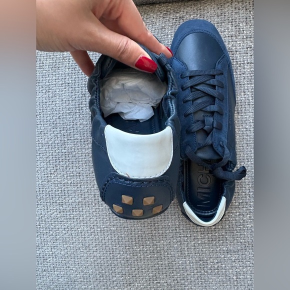 BNWT Michael Kors Susie Leather Sneakers – Women’s 8.5 - Picture 6 of 16